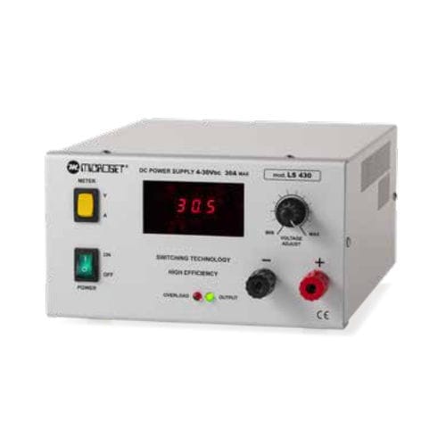 Alimentatore elettrico da tavolo - LS 40 - Microset - AC/DC / stabilizzato / a commutazione