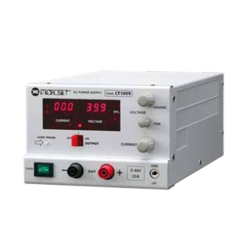 Alimentatore elettrico da tavolo - LT 200S - Microset - AC/DC / a due uscite / regolabile