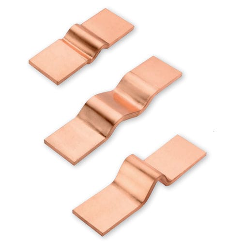 Contatto elettrico piatto - 155 series - Druseidt - in rame / in gesso