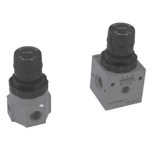 Regolatore di pressione per aria compressa - UZRR series - Waircom - a pistone / monostadio / industriale