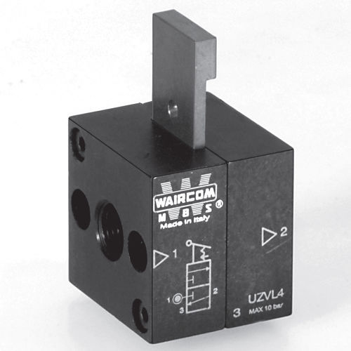 Valvola di arresto - UZVL series - Waircom - a corsoio / manuale / per aria compressa
