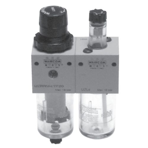 Filtro regolatore lubrificatore ad aria - UZ series - Waircom - per aria compressa