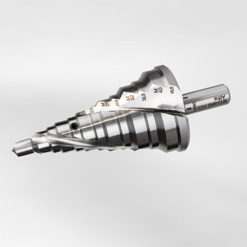 Punta integrale - DKS 40 - ALFRA GmbH - per acciaio inossidabile / HSS / conica