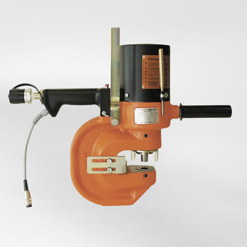 Unità di punzonatura semiautomatica - APS 70 - ALFRA GmbH - idraulica / per lamiere / portatile