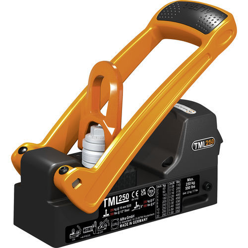 Magnete permanente di sollevamento a commutazione manuale - TML 250  - ALFRA GmbH - per lamiera / per putrella / movimentazione
