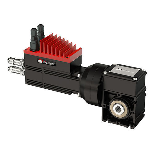 Servo motoriduttore DC brushless - PCDBS series - Mini Motor SPA - a vite senza fine / ad assi ortogonali / ad albero cavo
