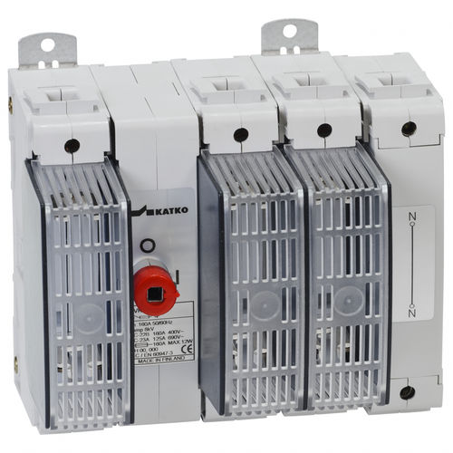 Interruttore-sezionatore rotativo - KVKE 380NT L220AD12TLK12 SS - KATKO - a bassa tensione / a fusibile / modulare