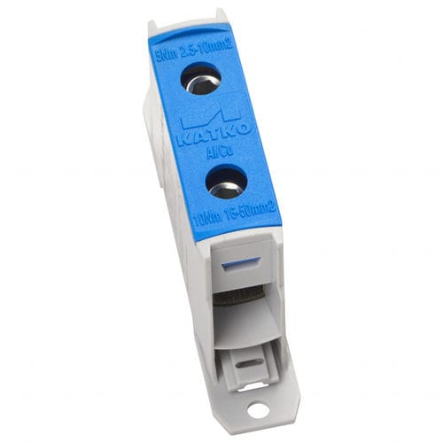 Morsetto componibile su guida DIN - KL1X50N - KATKO - con connessione a vite
