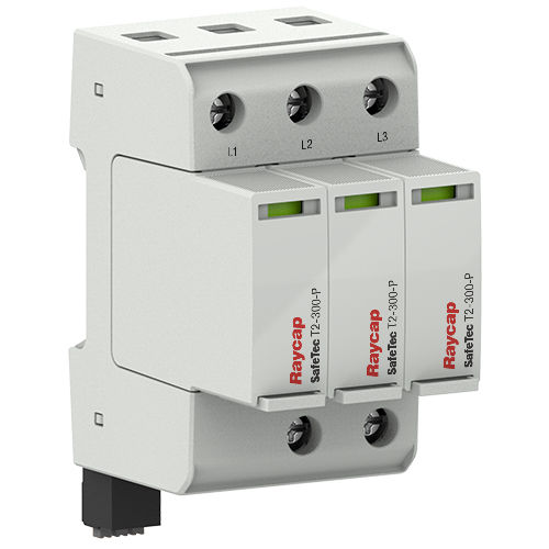 Limitatore di sovratensione di tipo 2 - SafeTec T2 - Raycap - classe II / di tipo 1CA / per rete elettrica