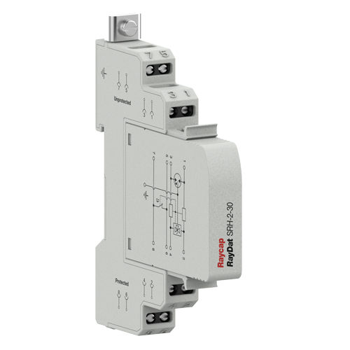 Limitatore di sovratensione categoria D1 /C1 /C2 /C3 - RayDat SRH-2 - Raycap - per rete di telecomunicazione / per linea di trasmissione dati e telecomunicazione / a scarica di gas