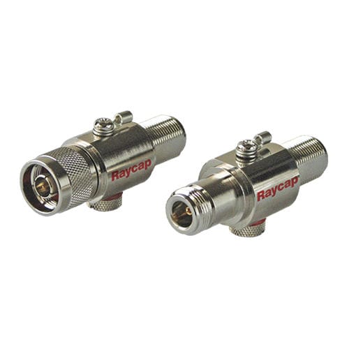 Limitatore di sovratensione per cavo coassiale RF - RayDat CP N-6G - Raycap - alta frequenza / BNC coassiale / in linea