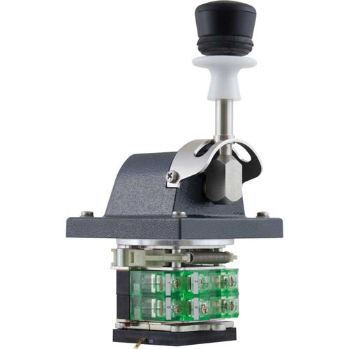 Joystick con potenziometro - NS0-SFA - Spohn & Burkhardt GmbH & Co. KG - pulsante / a contatti doppi / con interruttore