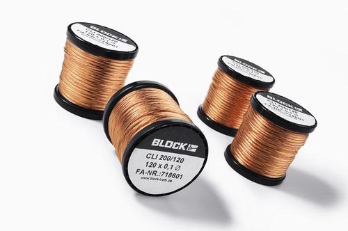 Filo elettrico in rame - CLI series - Block Transformatoren-Elektronik - in poliuretano / a filo unico