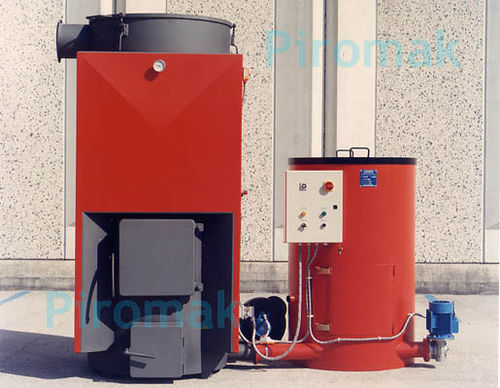 Caldaia ad acqua calda - AC-90/A - PIROMAK TD s.r.l. - elettrica / a legna / verticale