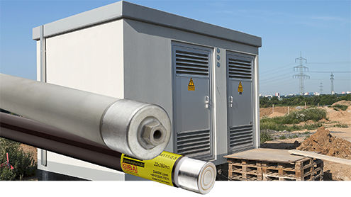 Fusibile per trasformatore - VT series - SIBA - cilindrico / ad alta tensione