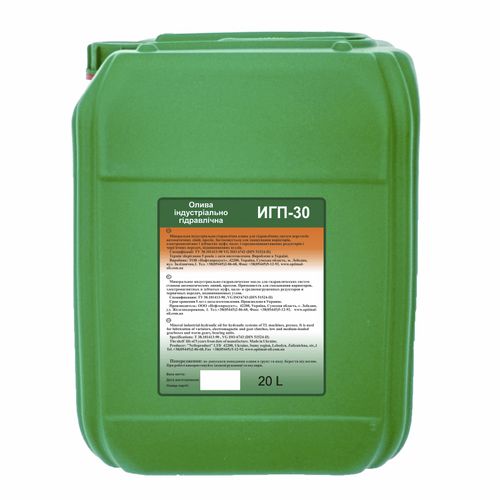 Olio di lubrificazione - IGP-30 - Optimal Oil - idraulico / minerale / per ingranaggi