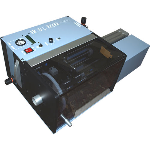 Spelacavo a lama rotativa - AM.ALL.ROUND - GM AUTOMAZIONI - per cavi coassiali / da banco / semiautomatico