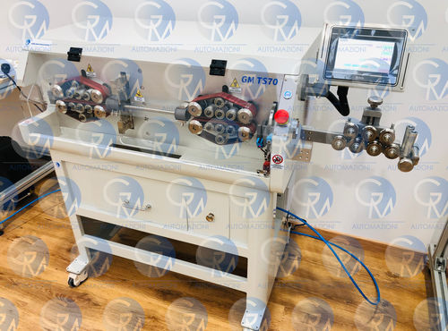 Macchina per tagliare e spelare i di cavi - TS70 - GM AUTOMAZIONI - pneumatica / con touch screen
