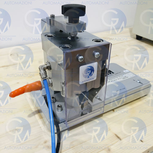 Pressa crimpatrice per capicorda - GM64 - GM AUTOMAZIONI - per cavo flessibile piatto / automatica / pneumatica