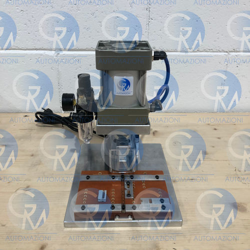 Pressa crimpatrice per capicorda - GM64 S - GM AUTOMAZIONI - per cavo flessibile piatto / automatica / pneumatica
