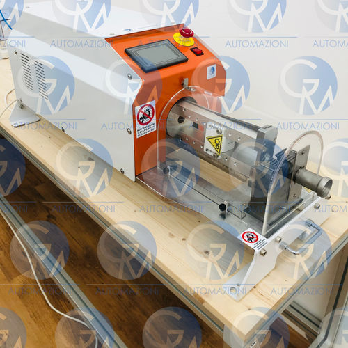 Spelacavo di cavi - ROTAX 30 - GM AUTOMAZIONI - a lama rotativa / elettrico / con touch screen