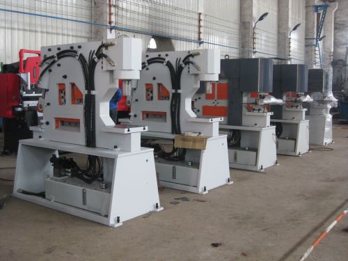 Punzonatrice-cesoia semiautomatica - Q35Y-16 - Hubei Tri-Ring Metal-Forming Equipment Co., Ltd. - idraulica / per profilati angolari / per barre
