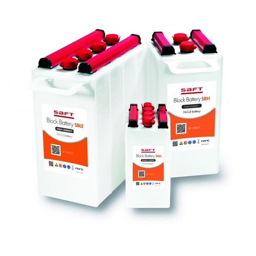 Batteria Ni-Cd - SB series  - SAFT - a blocco / industriale / per applicazioni mediche