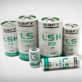 Batteria litio-cloruro di tionile - LS series - SAFT - tipo AA / tipo D / tipo C