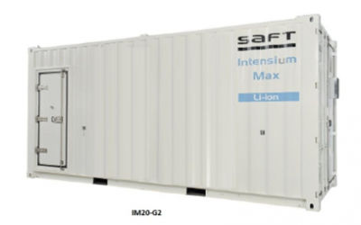 Sistema di stoccaggio di energia Li-ion - Intensium® Max - SAFT - in containers / da esterno / per centrale eolica