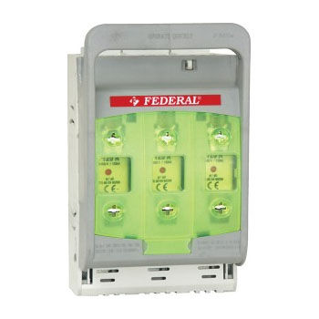 Interruttore-sezionatore tripolare - FHS series - Federal Elektrik - con fusibile NH / industriale