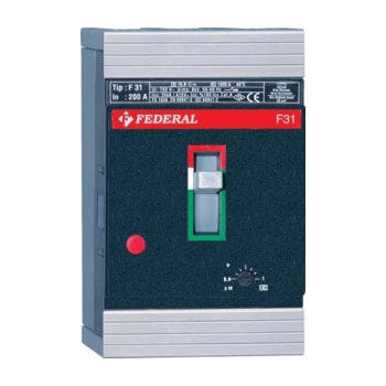 Interruttore magnetotermico - F31 series - Federal Elektrik - 3 poli / in scatola stampata / fisso