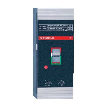 Interruttore magnetotermico - F51 series - Federal Elektrik - a bassa tensione / 4 poli / in scatola stampata