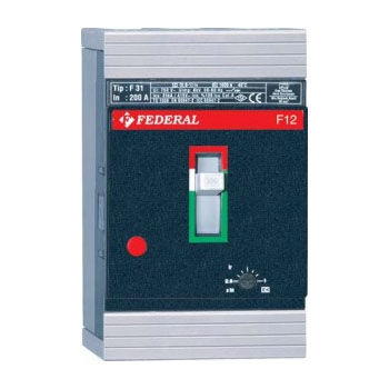 Interruttore magnetotermico - F12 - Federal Elektrik - 3 poli / in scatola stampata