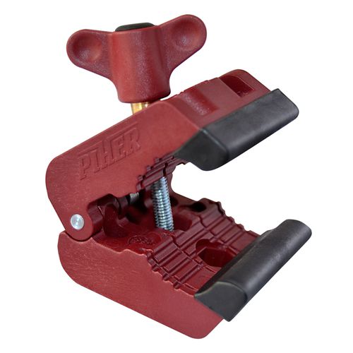 Morsetto a vite - 34052 - PIHER - in acciaio / antiscivolo