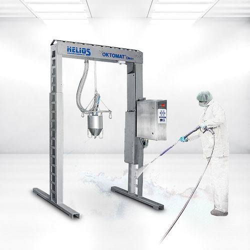 Svuota big-bag a vibrazione - Oktomat® SOS INOX - HELIOS Gerätebau für Kunststofftechnik GmbH - per l'industria agroalimentare