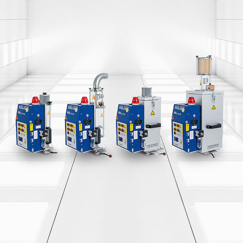 Essiccatore ad aria secca - JETBOXX®top-mounted mini - HELIOS Gerätebau für Kunststofftechnik GmbH - continuo / per granulati plastici / compatto