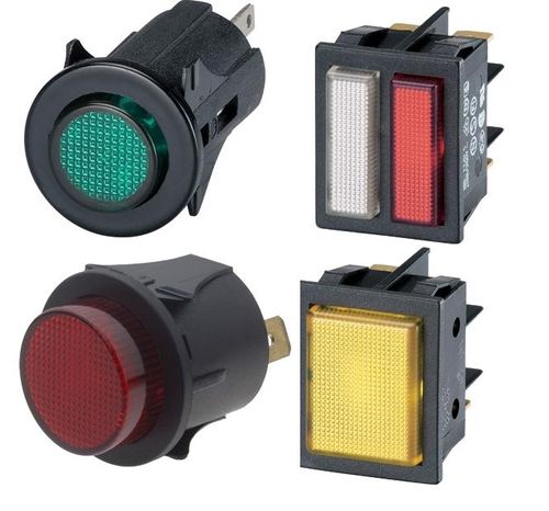 Pulsante a molla - P5 Series - Everel Group S.p.A. - elettromeccanico / standard / luminoso