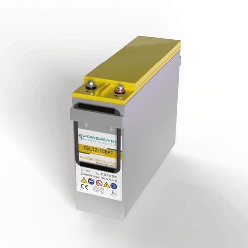 Batteria VRLA - TEL12-100FT - POWERSYNC Energy Solutions - prismatica / 12 V / IEC