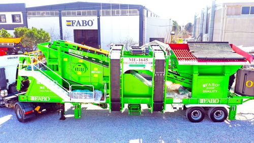 Vaglio per la produzione di sabbia - ME 1645 series - Fabo Crushing Screening & Concrete Plants - a vibrazione / mobile / per prodotti sfusi