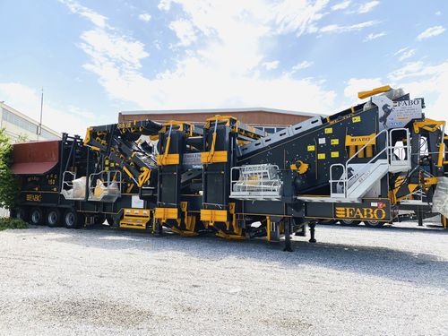 Gruppo di frantumazione e setacciatura a percussione - PRO-150 - Fabo Crushing Screening & Concrete Plants - mobile / ad alta capacità / per pietre