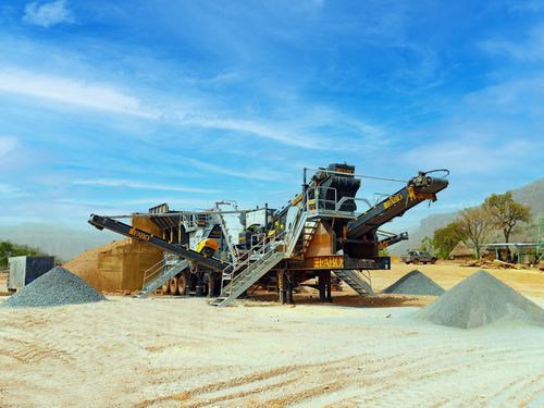 Gruppo di frantumazione e setacciatura a ganascia - MCK-60 - Fabo Crushing Screening & Concrete Plants - mobile / primario / per materie minerali