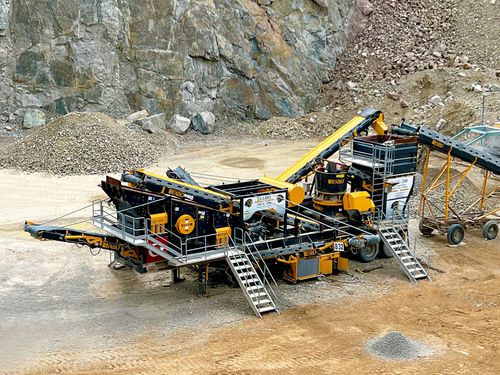 Gruppo di frantumazione e setacciatura a cono - MCC series - Fabo Crushing Screening & Concrete Plants - mobile / per pietre