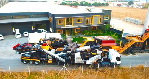 Gruppo di frantumazione e setacciatura a cono - MCC 300 series - Fabo Crushing Screening & Concrete Plants - mobile / per pietre