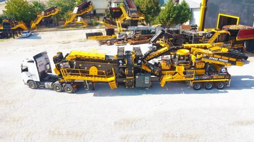 Gruppo di frantumazione e setacciatura a percussione ad asse verticale - MVSI 900 - Fabo Crushing Screening & Concrete Plants - mobile