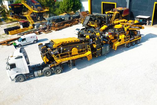 Gruppo di frantumazione e setacciatura a percussione ad asse verticale - MVSI-900 - Fabo Crushing Screening & Concrete Plants - mobile / per la produzione di sabbia