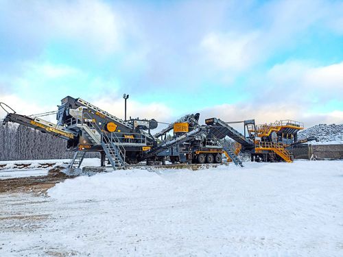 Gruppo di frantumazione e setacciatura a ganascia - MCK-115 - Fabo Crushing Screening & Concrete Plants - mobile / ad alta capacità / per roccia dura