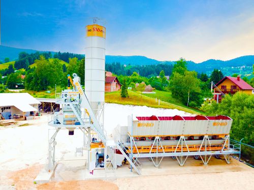Centrale di betonaggio stazionario - Fabo Crushing Screening & Concrete Plants - compatto / automatico