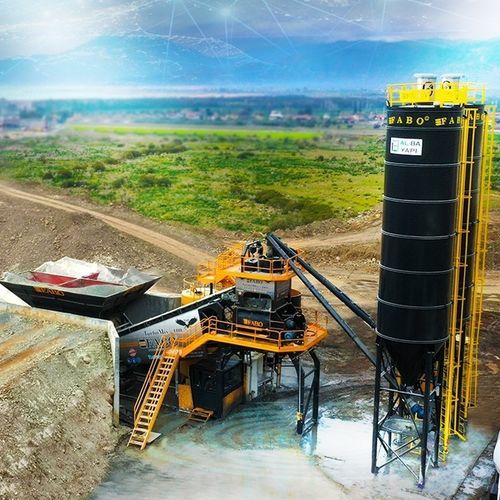 Centrale di betonaggio mobile - TURBOMIX-100 - Fabo Crushing Screening & Concrete Plants - automatico