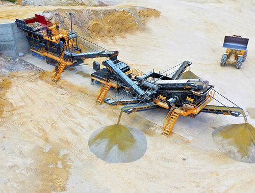 Gruppo di frantumazione e setacciatura a ganascia - MCK-110 - Fabo Crushing Screening & Concrete Plants - mobile / primario / secondario