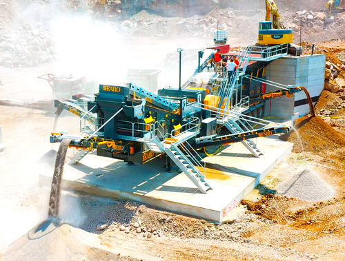 Gruppo di frantumazione e setacciatura a percussione - PRO-150 - Fabo Crushing Screening & Concrete Plants - mobile / primario / ad alta capacità